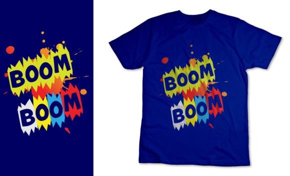 Boom Boom Typography T-shirt Design: A Designer’s Review