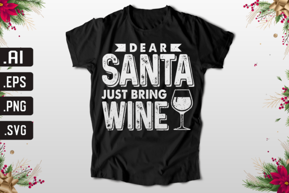 Funny Wine Christmas T-shirt Design: A Designer’s Review
