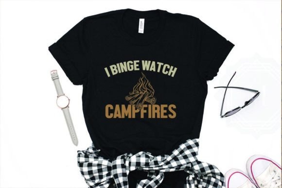 Review: Funny Camping I Binge Watch Campfires Design