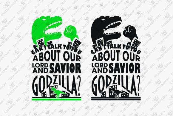 Review: Godzilla Monster Funny Humorous Quote Design