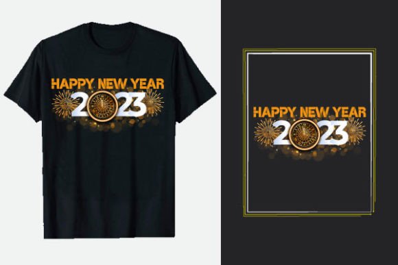 Review: Happy New Year 23 Party - Funny T-Shirt Design