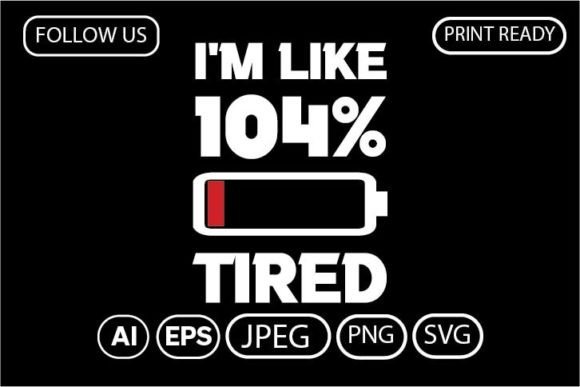 Review: I M LIKE 104 TIRED Funny Quote Embroidery