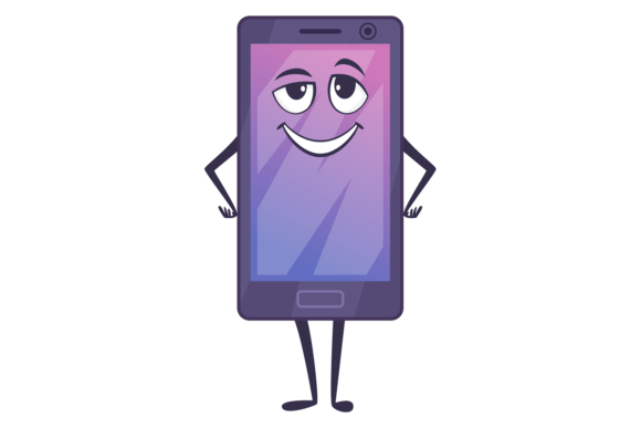 Review: Phone Character with Smiling Face Embroidery