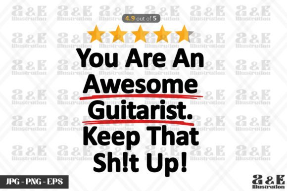 Reviewing the Awesome Guitarist Funny Gift Design